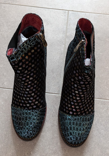 Bottines laura vita bleu - bottines,