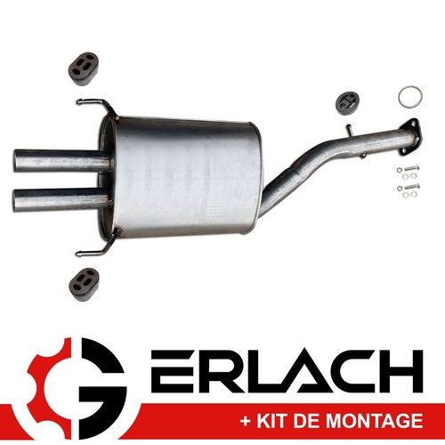 Silencieux arriere pour honda - silencieux,
