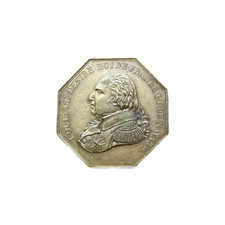 Jeton louis xviii huissiers - jeton,