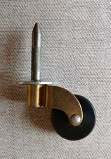 Roulette pivotante galet de 29 mm pour fauteuil siège meuble tapissier