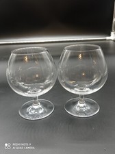 2 Verres à cognac en Cristal de SEVRES ,signé ,H 11,5  cm .