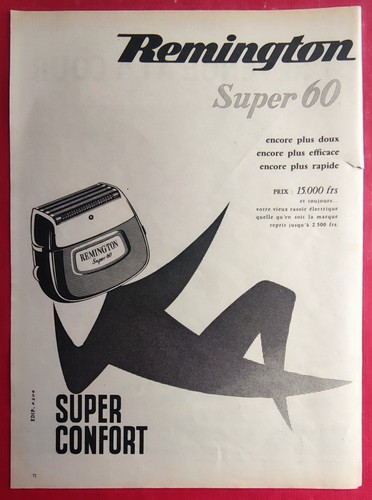 Publicité presse rasoir - publicité, de