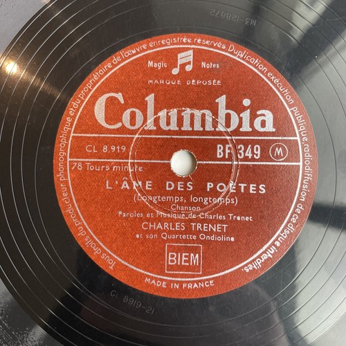 Rpm charles trenet l ame - 78,