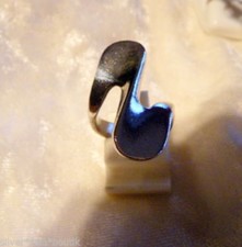 BAGUE ARGENTE GRAND S LONGUE