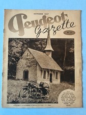 revue 1937  moto peugeot