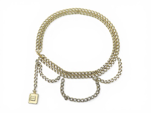 Vintage ceinture chanel chaine - vintage,