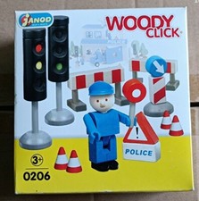 Set 0206 Woody Click Contrôle de Police Janod A-14 no Construx Pompiers #2