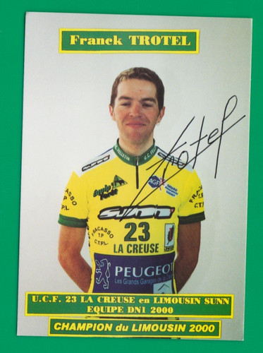 Cyclisme carte cycliste franck - cyclisme,