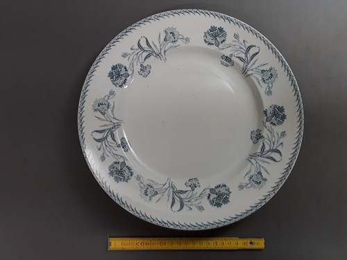 Ancien grand plat - ancien, rond