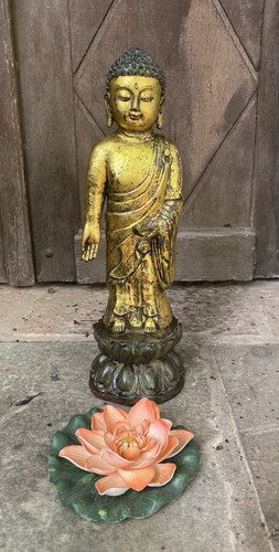 Statue bouddha bronze 50 - bouddha,