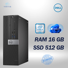 PC DE BUREAU DE LA 5040 SFF INTEL I7 RAM 16 Go SSD 512 Go WIN 11 PRO RECONDIT...