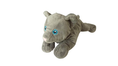 Peluche chien gris - ,