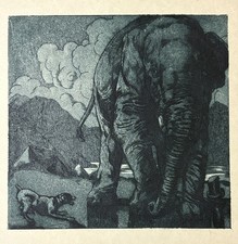 MAURICE DE BECQUE Gravure Eau