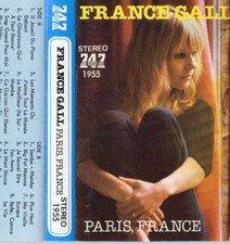 FRANCE GALL  TRES RARE CASSETTE ETRANGERE  K7 MC TAPE ALBUM AUDIO 1980 /+ RARE +