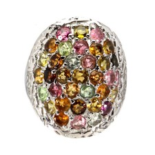 925 bague argent - en, rond