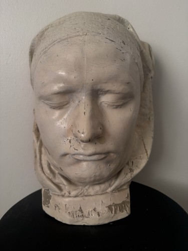 Masque mortuaire ancien - masque,