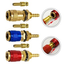 Raccord rapide gaz et eau laiton pour tube de 8 mm avec installation facile