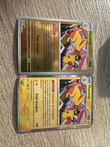 Lot carte pokémon pharamp - lot,