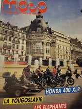 LE MONDE DE LA MOTO n°112 - 1984 - YAMAHA 250 RDLC - 1300 BFG - HONDA 400 XLR