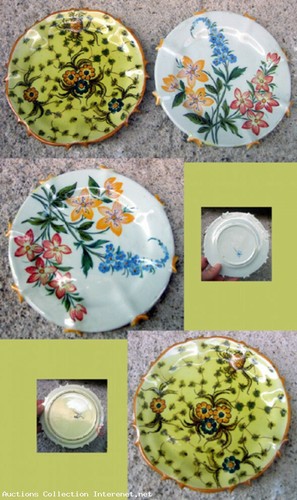 Deux anciennes assiettes - assiettes,
