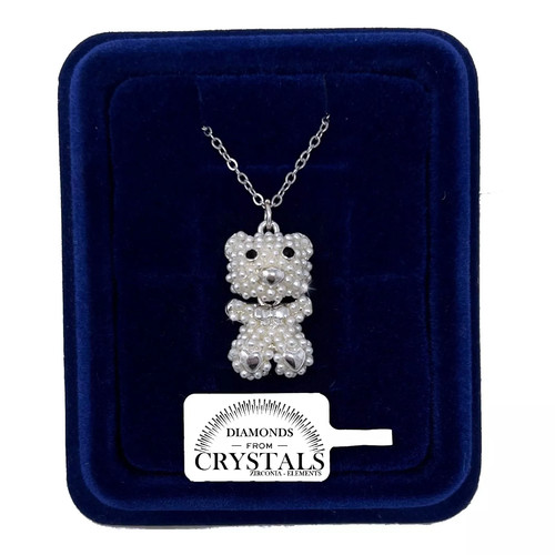 Collier ourson avec perles - collier,