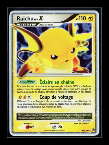 Carte pokémon raichu niv - pokémon, niv.x