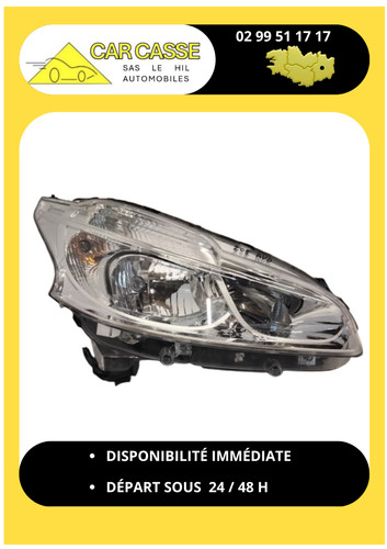 Optique avant droit peugeot - optique,