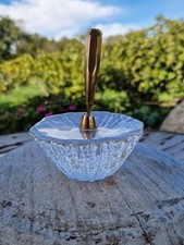 Porte stylo  signé Daum France en cristal vintage 1970