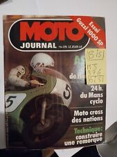 MOTO JOURNAL  376 GUZZI SP 1000 HONDA CB 900 F Bol d Or Ossa 350 Trial 1978
