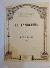 PARTITION -LE TAMBOURIN DE