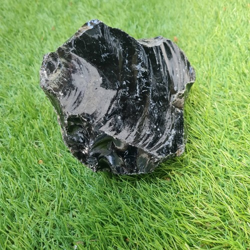 Obsidienne noire brute - noire,
