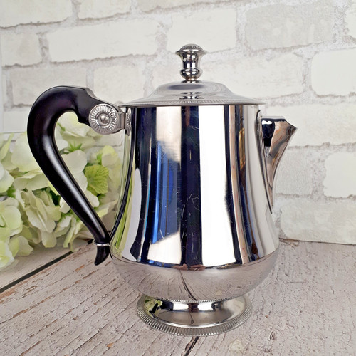 Théière vintage métal - théière,