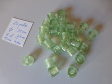 Lot de 25 grosses perles tubes