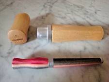 STYLO BILLE EN BOIS AVEC SON ETUI MARQUE OBERTHUR