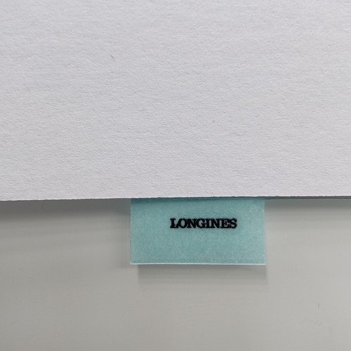 Logo longines noir pour - longines,
