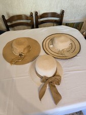 lot 3 chapeaux Femme de soleil