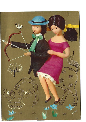 Illustration peynet signes - illustration, du