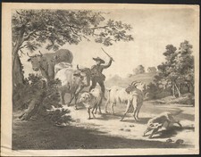 1805 Gravure à l'aquatinte