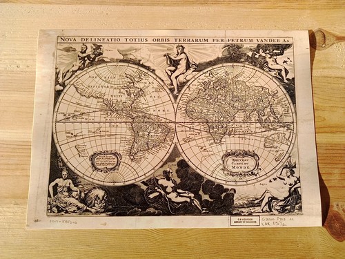 Carte ancienne mappemonde - carte,
