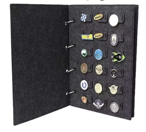 Album rangement badges - rangement, broche