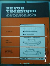 REVUE TECHNIQUE AUTOMOBILE RTA N° 250 CITROEN ID 19 B - SIMCA 1300 1301 - TBE