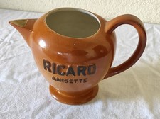 Ancien Pichet publicitaire 0,8 litre des Ateliers de Céramiques RICARD Anisette