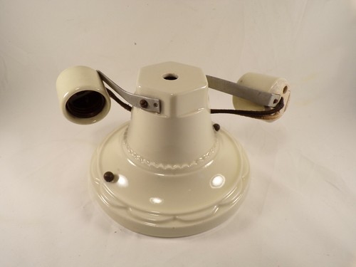 Vintage porcelain light - vintage,