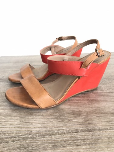Sandales compensées cuir - sandales,