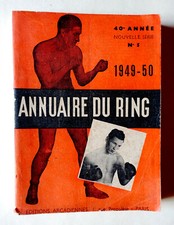 ANNUAIRE DU RING 1949-50 BOXE