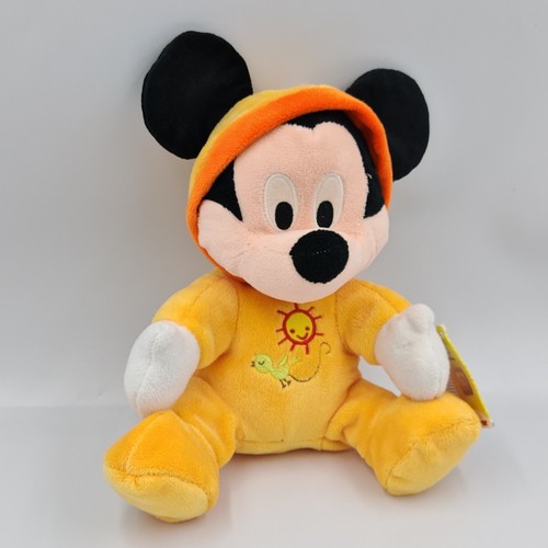 Doudou mickey pyjama jaune - pyjama,