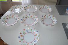 7 assiettes ARCOPAL creuse