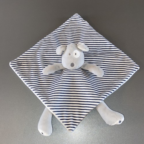 Doudou chien cocard gris - chien,