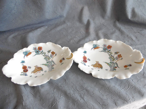 Deux raviers porcelaine - deux,