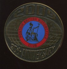 MEDAILLE TABLE / 30° ANNIVERSAIRE MOTO CLUB ANGLAIS - 5 cm